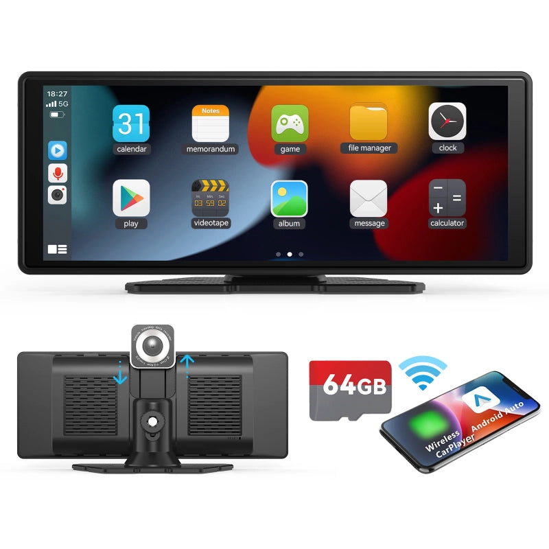 Wireless CarPlay Dashboard Stereo