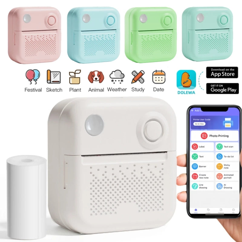 Pocket Thermal Label & Photo Printer